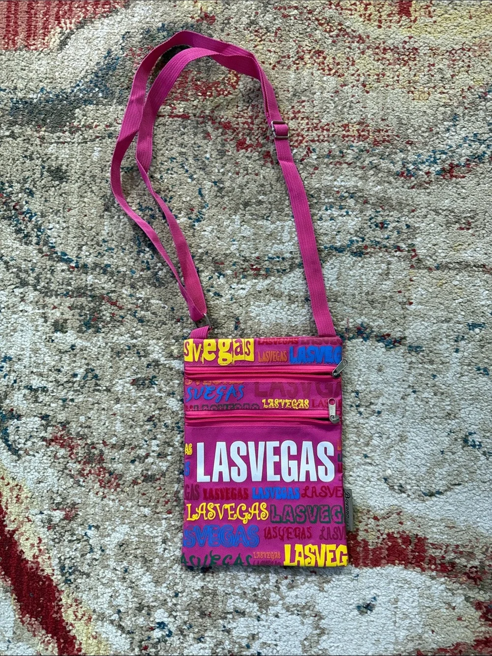 Las Vegas Canvas Crossbody Bag